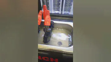 Проверка форсунок в автосервисе на стенде Launch CNC-603