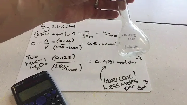 Using volumetric flasks / what could go wrong?!