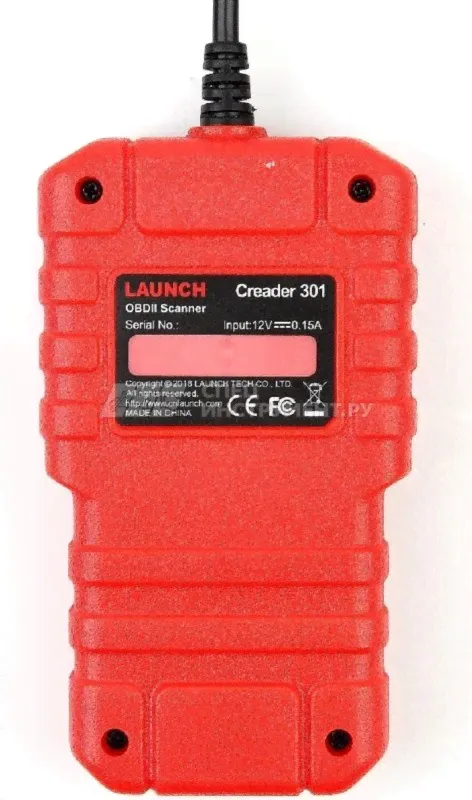 Диагностический сканер Launch Creader CR301 - компактный диагностический инструмент OBD. Он имеет полный набор диагностических функций OBDII / EOBD и отвечает коммуникационным стандартам, таким как IS