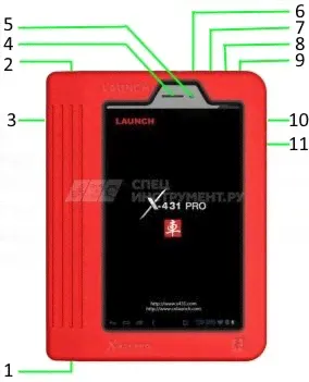 Launch X431 PRO (Launch X431 V) - новое поколение мультимарочного сканера Launch X431-1