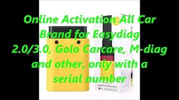 Activation Online Launch x431 Easydiag Golo Carcare M-diag LOW PRICE HERE