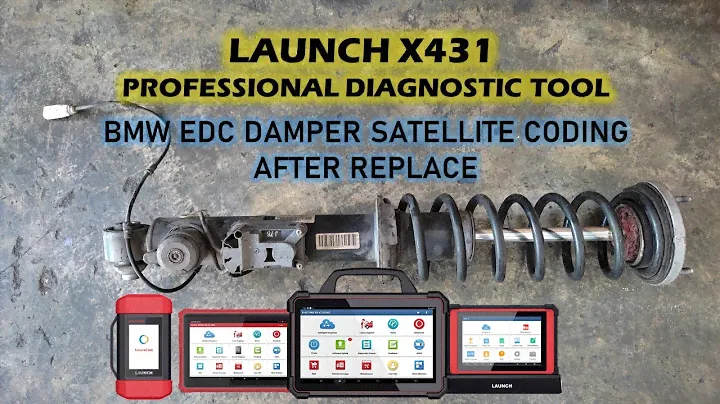 BMW F10 EDC DAMPER CODING(replace absorber) with LAUNCH X431 PAD VII
