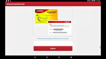Launch Tools Update Software by Pin Card