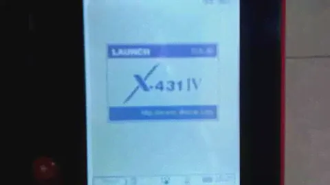 Demo of LAUNCH X431 IV auto scanner
