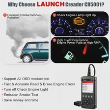 🛍 Автосканер LAUNCH CR5001, диагностический прибор OBD 2, для считывания кодов