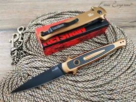 Нож автоматический Kershaw Launch 8 gold реплика SD2138