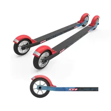 Лыжероллеры KV+ Rollerski Launch Pro SK, 60 cm красный, черный, красный