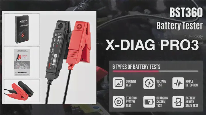 ТЕСТЕР БАТАРЕИ BST360 И ПРОГРАММА X-DIAG PRO3