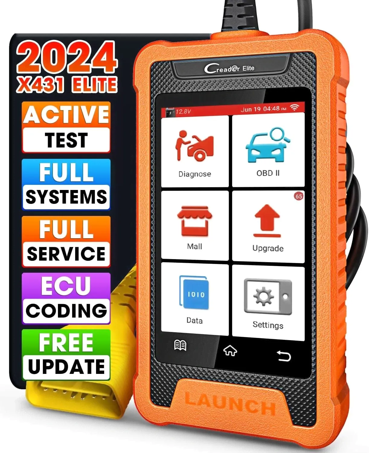 2024 launch creader Elite for Toyota Car OBD2 Diagnostic Tool Scanner Key Coding
