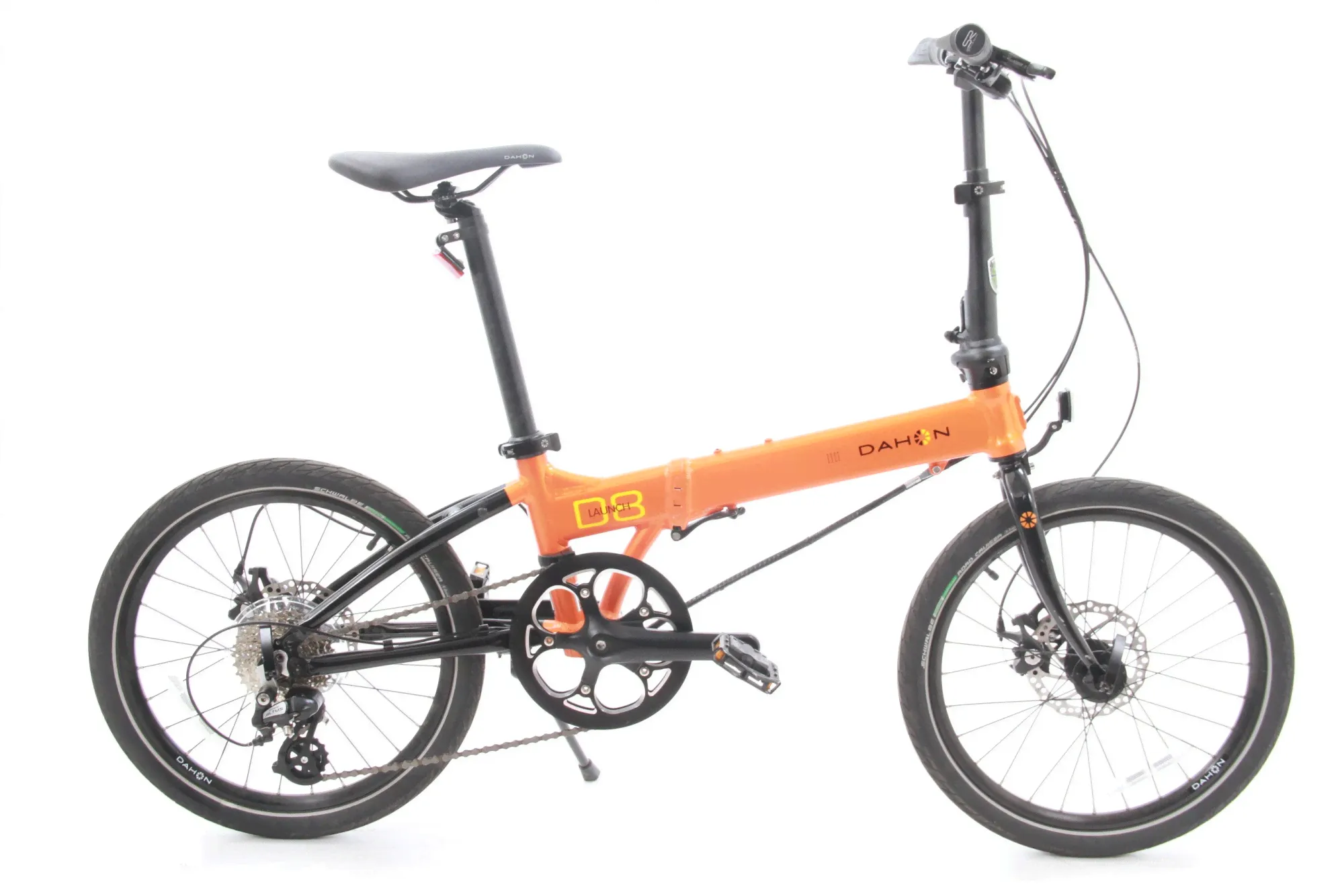Велосипед Dahon Launch D8 YS7871 оранжевый, складной, колеса 20-0